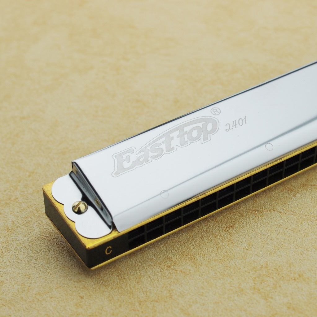 Harmonica 24 Hole Tremolo Beginners Self-study Adult Children Play The Harmonica