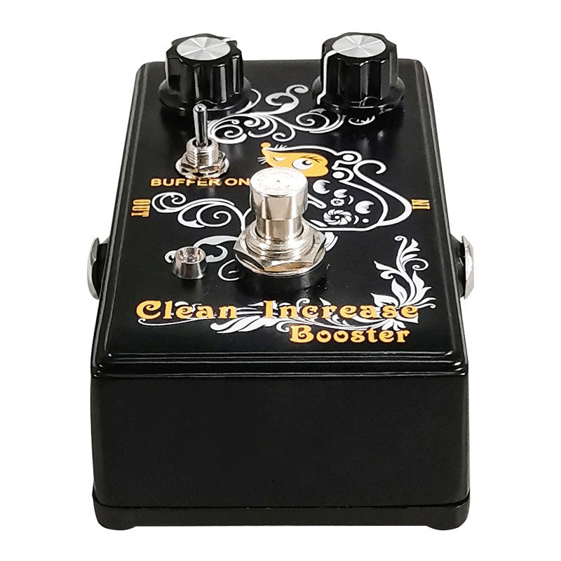 Clean Increase Booster Guitar Effect Pedal with Buffer On