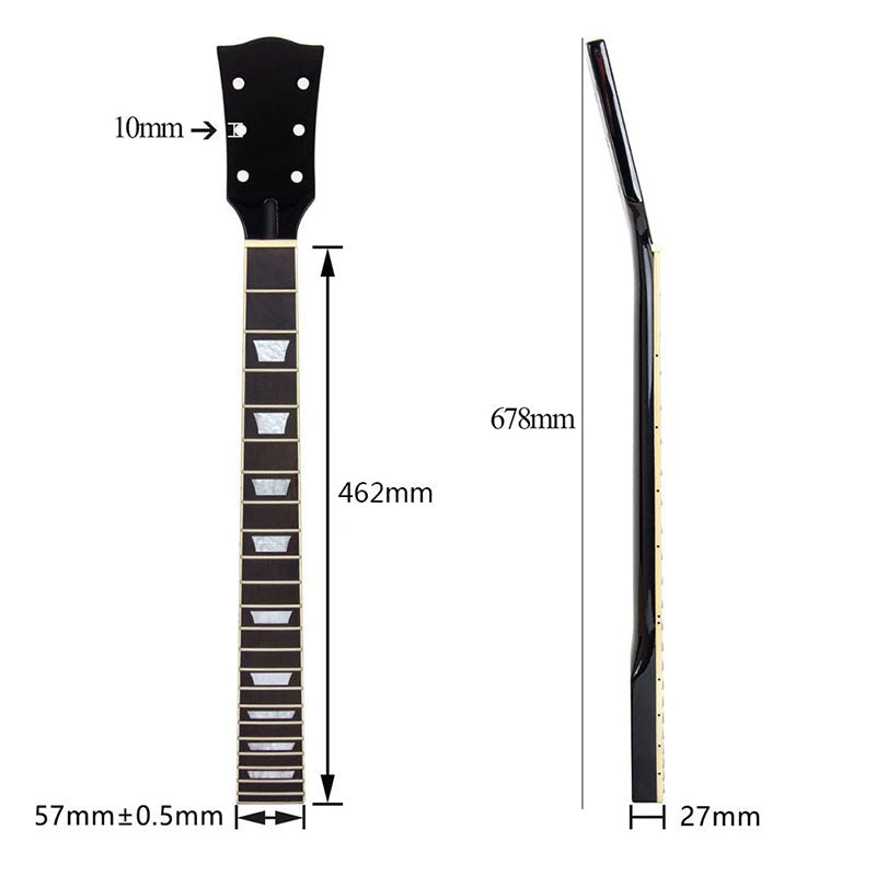 Maple Guitar Neck Rosewood Fingerboard for LP, 22-fret