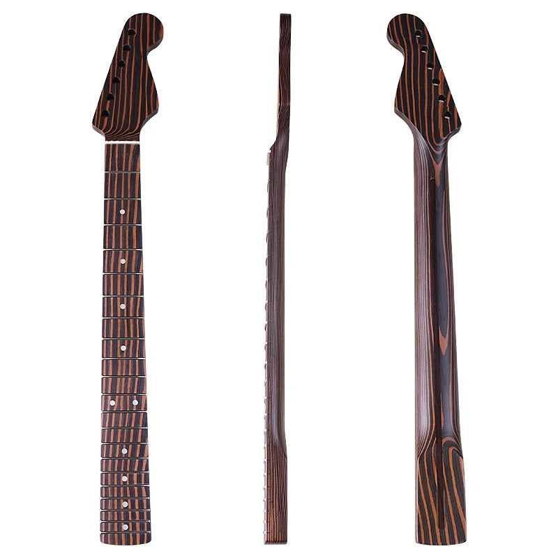 Zebra Wood ST Guitar Neck,21-Fret