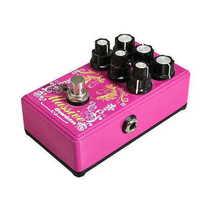 Super Overdrive effect pedal with Distortion, Depth ,Level,3-Band Parametric EQ Sound Modifier