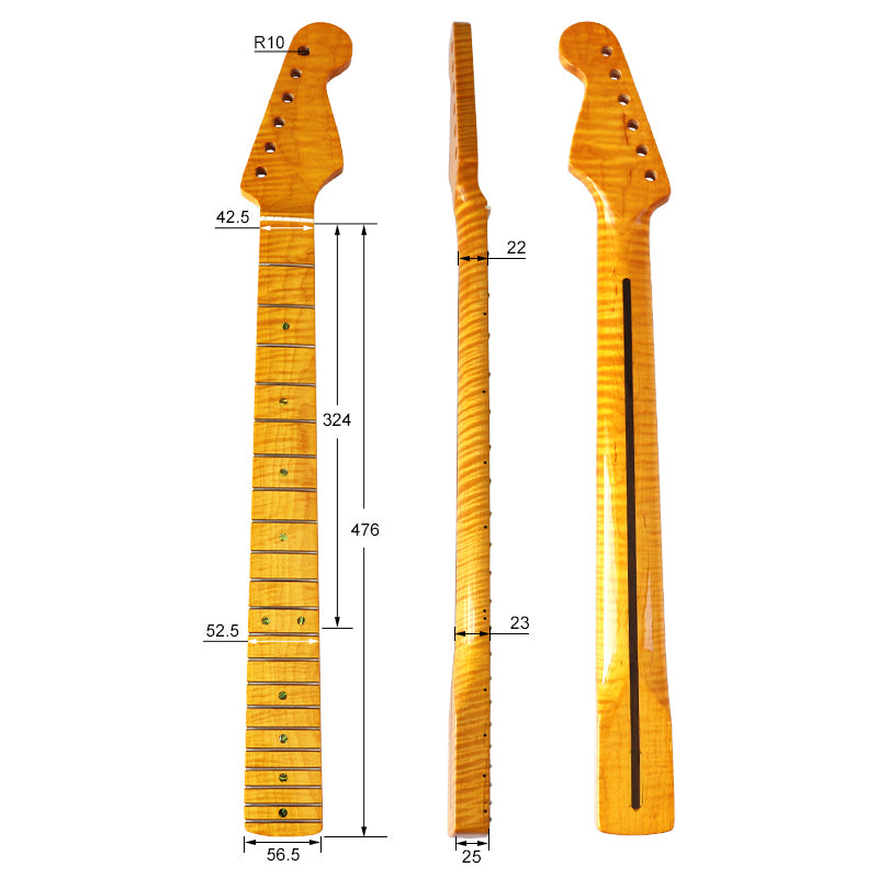 Flamed Maple Neck For ST