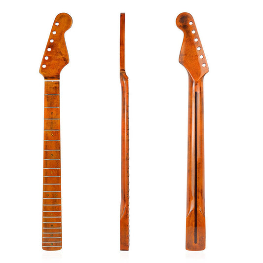 Canadian Maple Guitar Neck for ST, 21-Fret Paint Bright Light