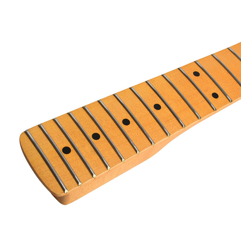 Canadian Maple Guitar Neck for ST , 22-Fret Matte Yellow