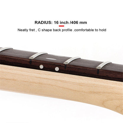 Maple Guitar Neck Rosewood Fingerboard for TL, 21-Fret
