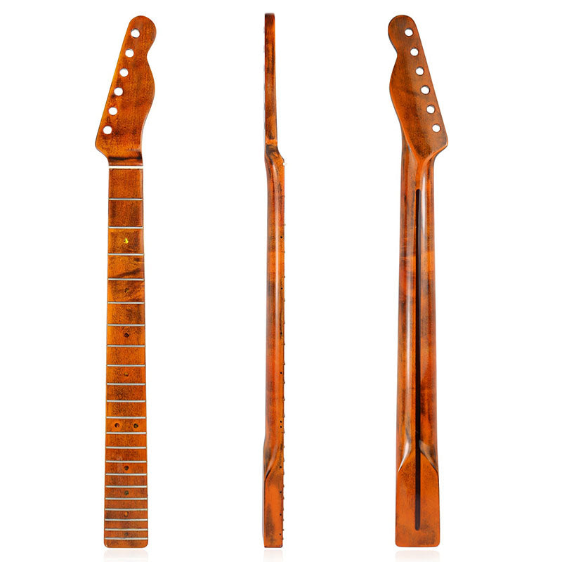 Canadian Maple Guitar Neck for TL , 21-fret Paint Bright Light