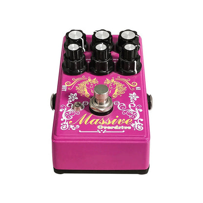 Super Overdrive effect pedal with Distortion, Depth ,Level,3-Band Parametric EQ Sound Modifier