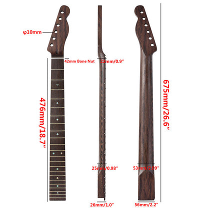 Wenge Guitar Neck For TL,22-Fret