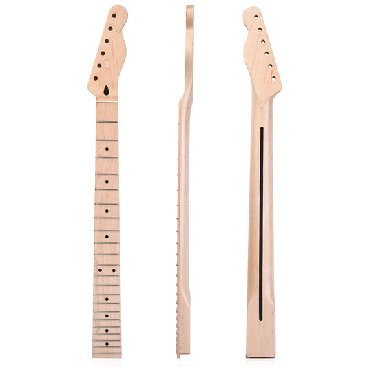 Canadian Maple Guitar Neck for TL Tele, 22 Frets Matte