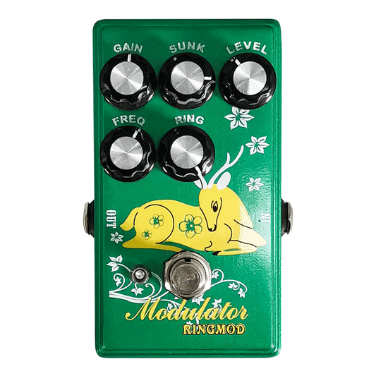 90s Ring Modulation Pedal with gain,sunk,level,freq,ring Knobs crazy Ring Modulator