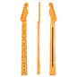 Canadian Maple Guitar Neck for Fender TL, 22-Fret Bright Yellow