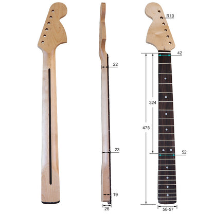 Rosewood ST Guitar Neck,22-fret Big Head Left hand