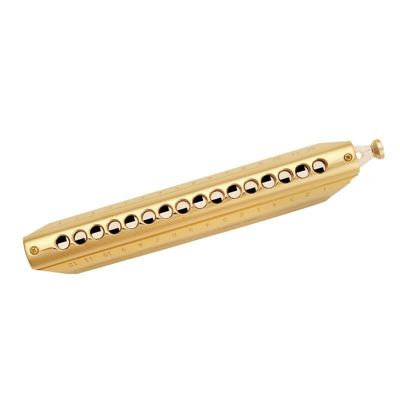 16 Hole 64 Tone Chromatic Harmonica