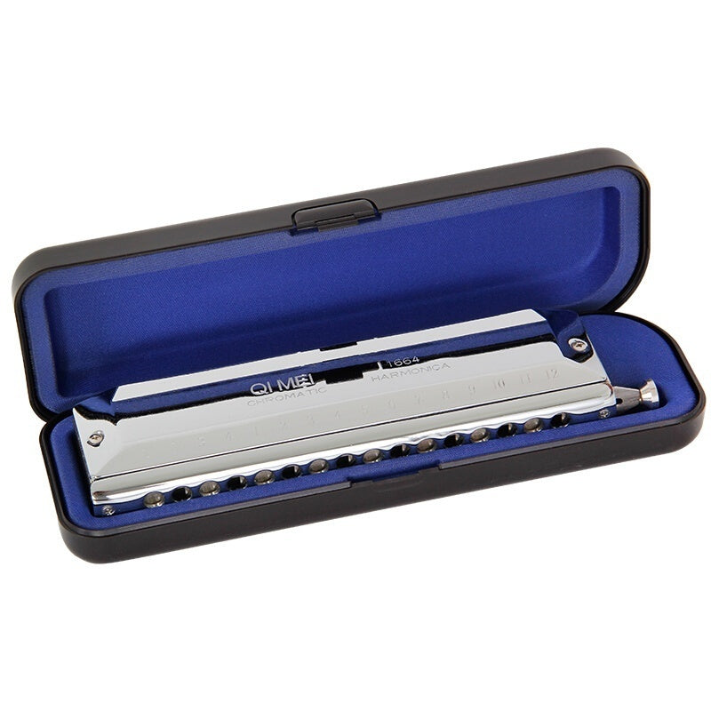16 Hole 64 Tone Chromatic Harmonica