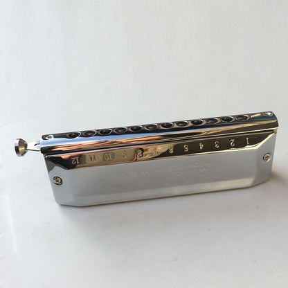 Round Mouthpiece 12 Hole 48 Tone Chromatic Harmonica