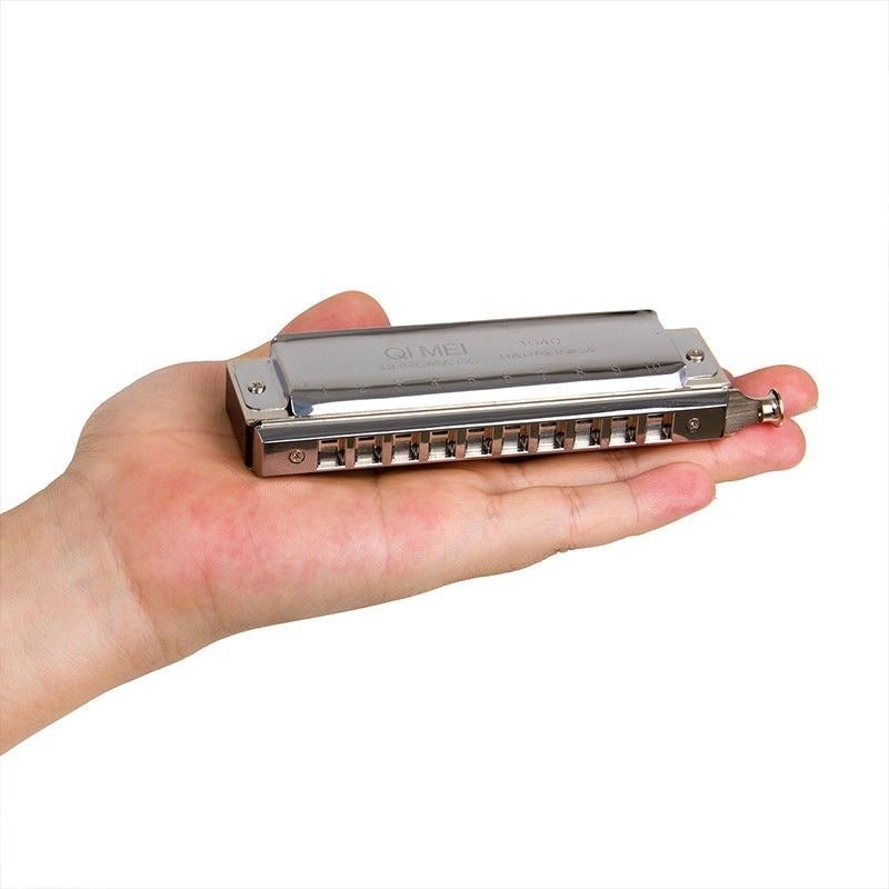 Chromatic Harmonica 10 Holes 40 Tones or 12 Holes 48 Tones