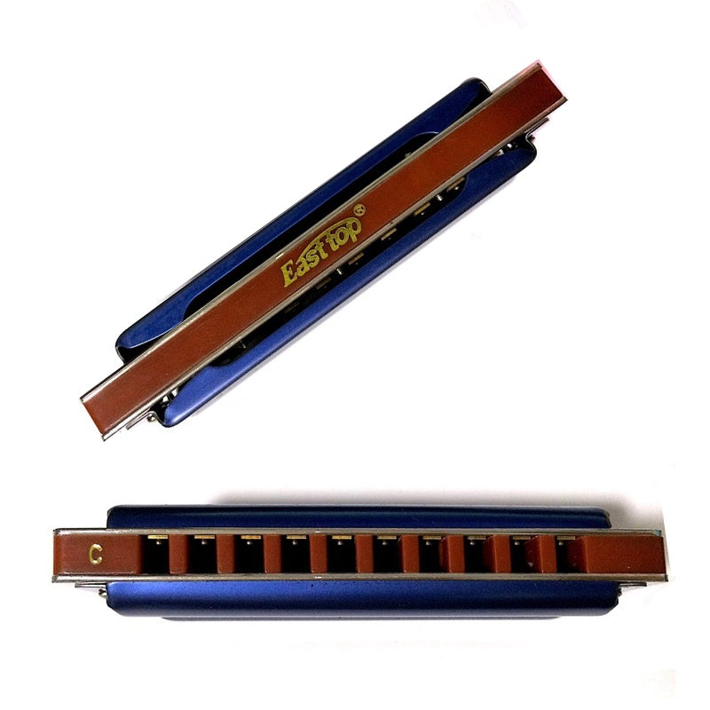 10 Hole Diatonic Blues Harmonica - Easttop T008K