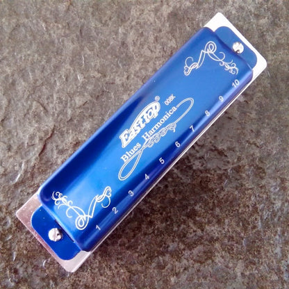 10 Hole Diatonic Blues Harmonica - Easttop T008K
