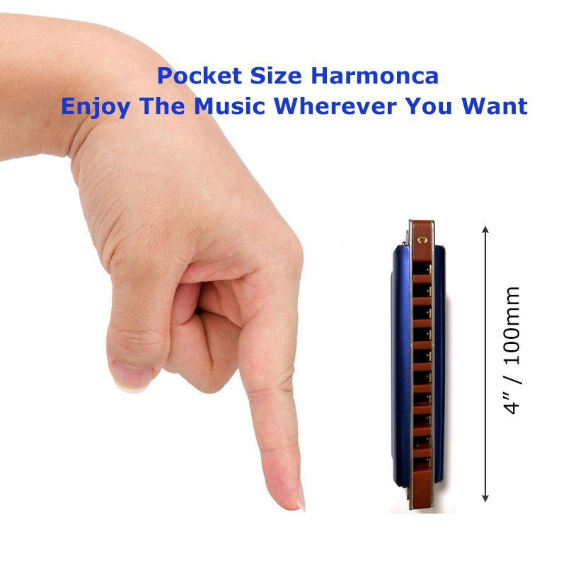 10 Hole Diatonic Blues Harmonica - Easttop T008K