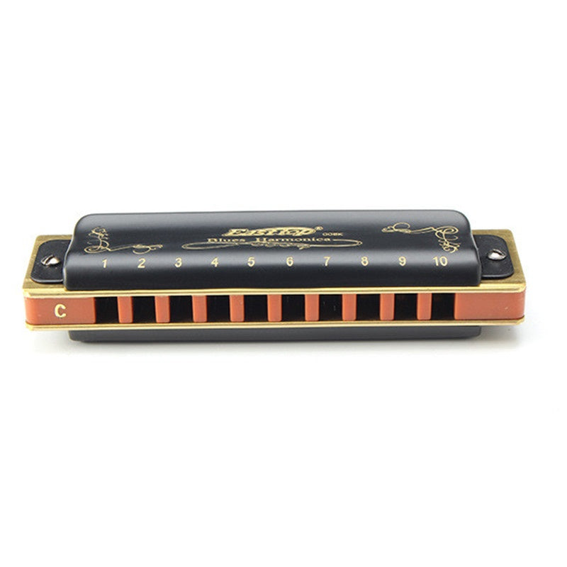10 Hole Diatonic Blues Harmonica - Easttop T008K