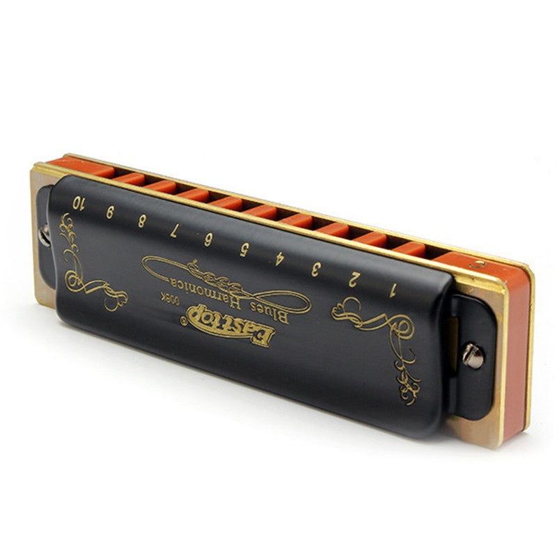 10 Hole Diatonic Blues Harmonica - Easttop T008K