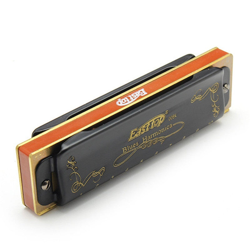 10 Hole Diatonic Blues Harmonica - Easttop T008K