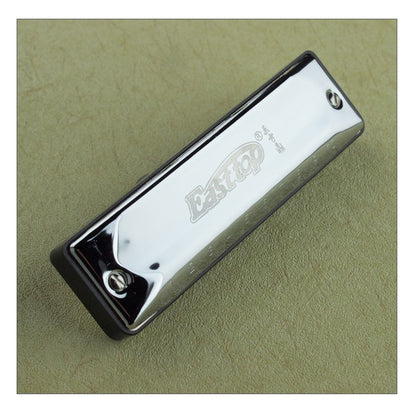 Diatonic Blues Harmonica 10 Hole Harp,Easttop-T002