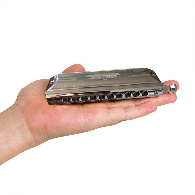 Chromatic Harmonica 10-hole 40-tone wind instrument