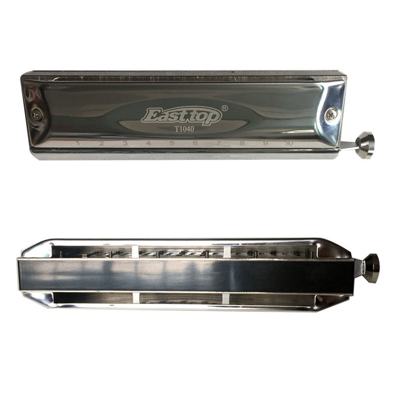 Chromatic Harmonica 10-hole 40-tone wind instrument