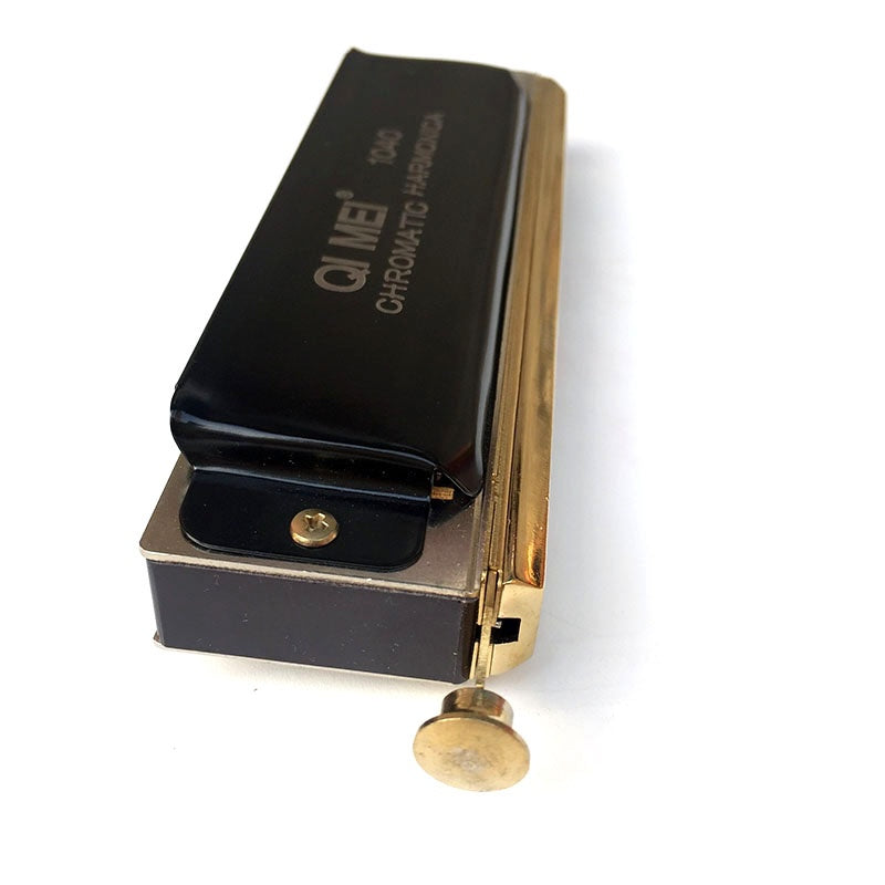 Wind Instrument Performance Competition 10 Hole 40 Tone or 12 Hole 48 Tone Chromatic Harmonica