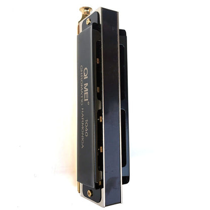 Wind Instrument Performance Competition 10 Hole 40 Tone or 12 Hole 48 Tone Chromatic Harmonica