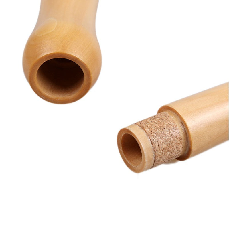 Wooden Flute Professional Sound Easy Adjustable 8-Hole Treble Vertical Flute Soprano Recorder