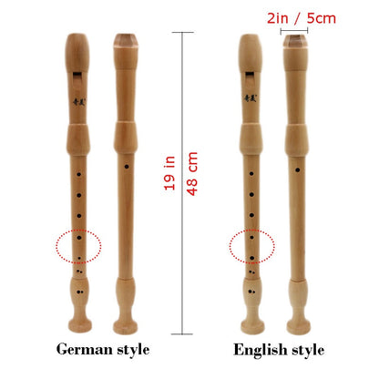 Alto Recorder Wooden Flute Dizi 8 Holes Flauta Profissional Wood Musical Instruments Clarinet