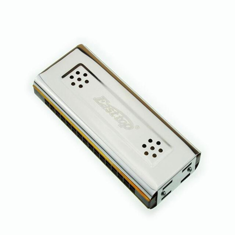 16-Hole C&G Key 2-in-1 Dual-sided Tremolo Harmonica