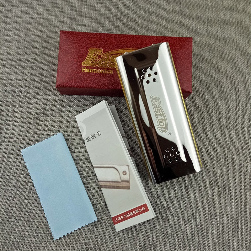 16-Hole C&G Key 2-in-1 Dual-sided Tremolo Harmonica