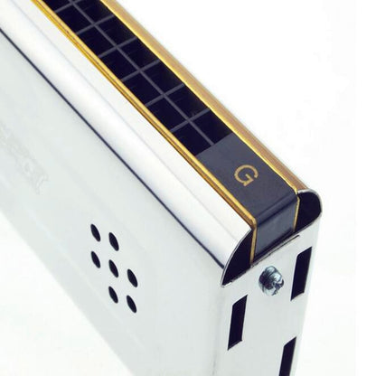 16-Hole C&G Key 2-in-1 Dual-sided Tremolo Harmonica