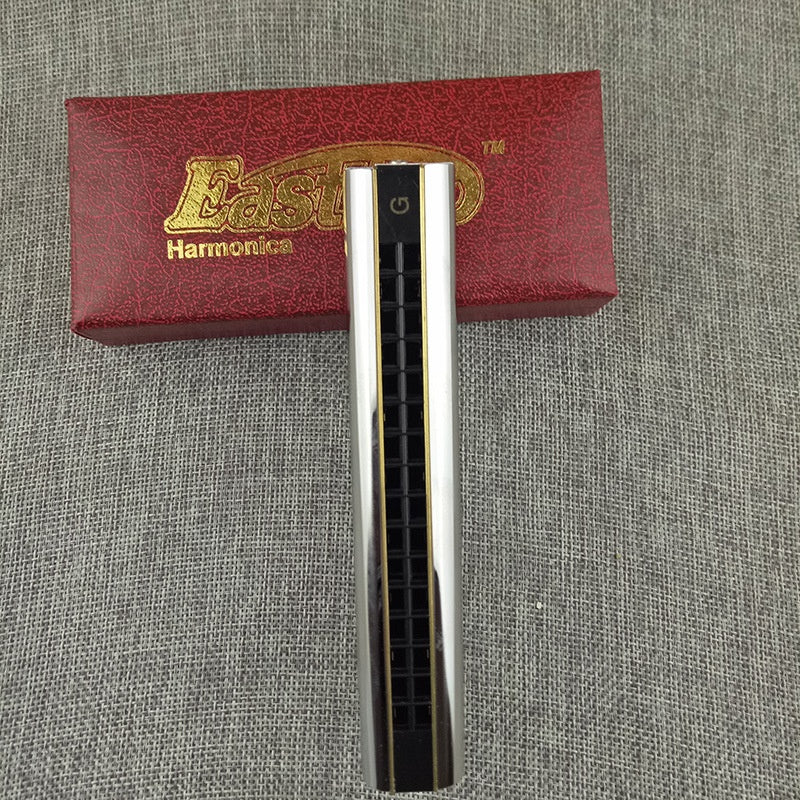 16-Hole C&G Key 2-in-1 Dual-sided Tremolo Harmonica