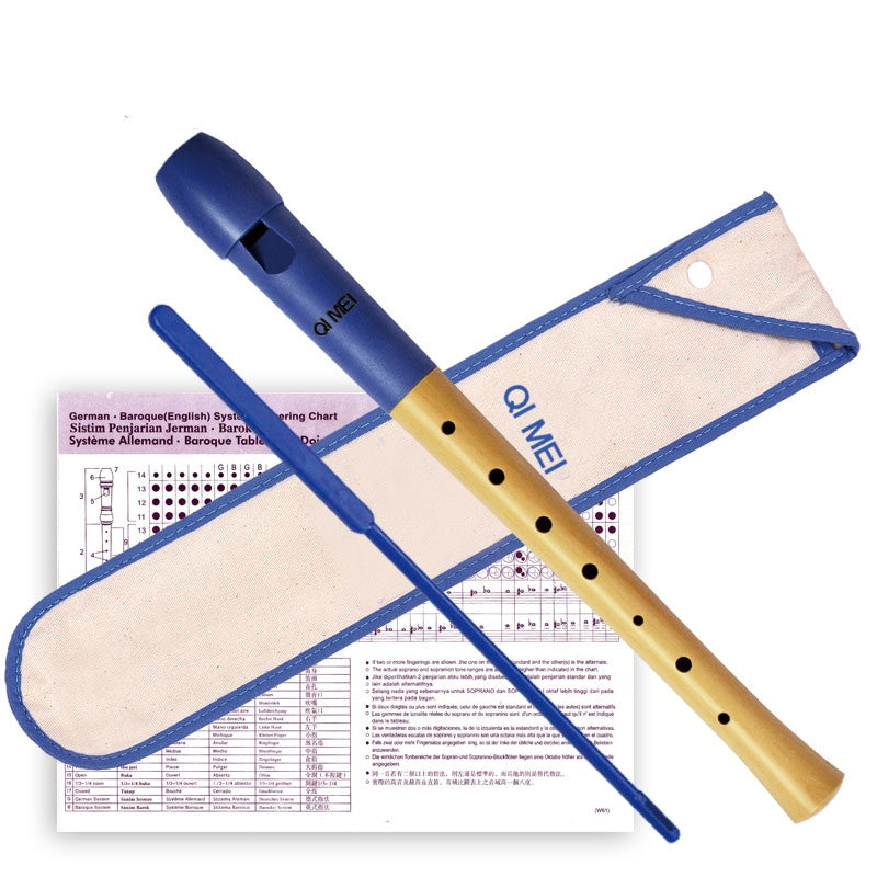 Recorder Flute Wood 8 Hole High Pitch Professional Woodwind Instruments Beginner Treble Recorder Instrument Kid Gift