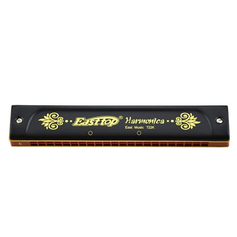 22 Holes Professional Tremolo Harmonica, Folk and Country Performance Musical Instruments