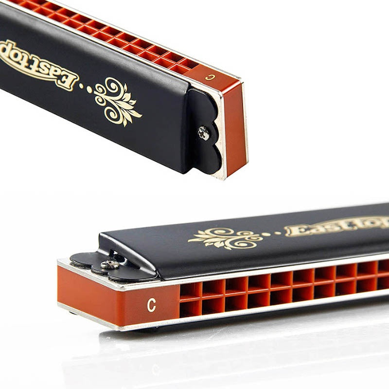 EASTTOP T2406K, 24holes Tremolo Harmonica for Beginner and Harmonica Lover