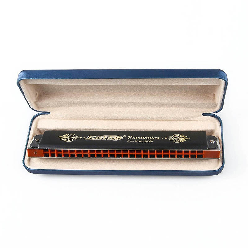 EASTTOP T2406K, 24holes Tremolo Harmonica for Beginner and Harmonica Lover