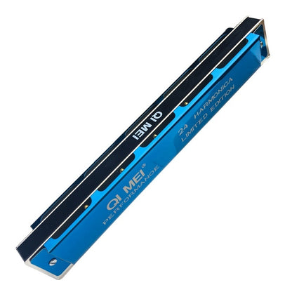 Playing Harmonica, 24-hole Tremolo Harmonica
