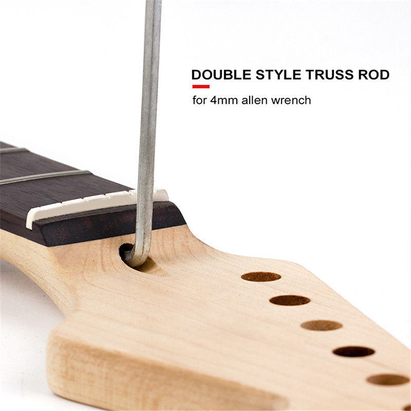 Maple Guitar Neck Rosewood Fingerboard For ST , 22-Fret