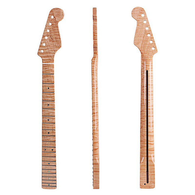 21-Fret Flamed Maple Neck for ST