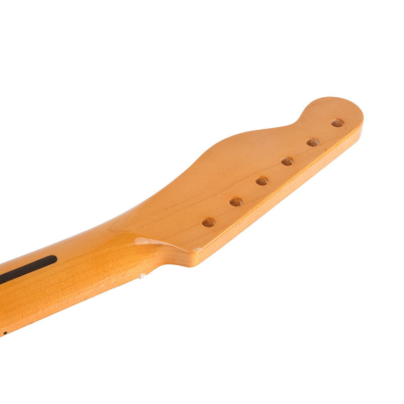 Canadian Maple Guitar Neck for Fender TL, 22-Fret Bright Yellow