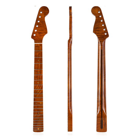 21-Fret Roasted Flamed Maple Neck for ST