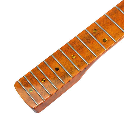 Canadian Maple Guitar Neck for ST, 21-Fret Paint Bright Light