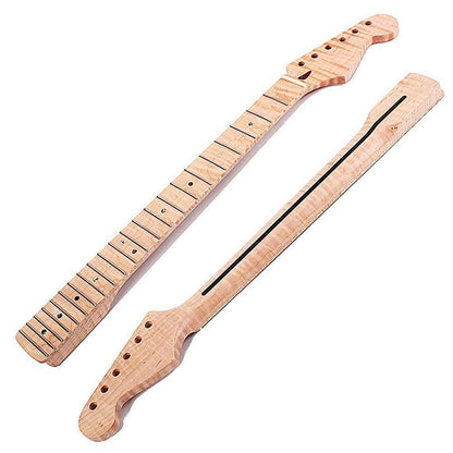 21-Fret Flamed Maple Neck for ST