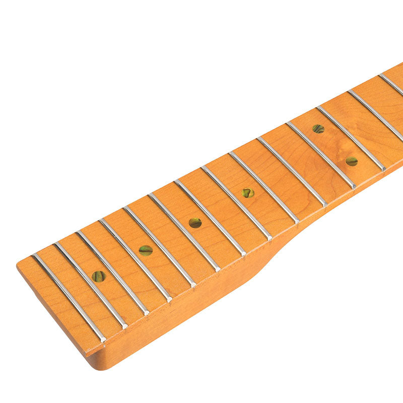 Canadian Maple Guitar Neck for Fender TL, 22-Fret Matte Yellow
