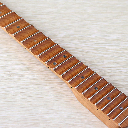 Full Scalloped Roasted Maple Neck，22 Frets